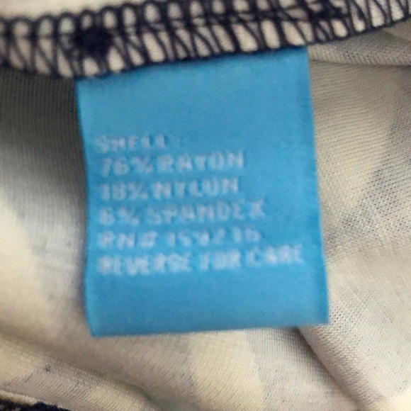 J. McLaughlin Campbell Dress NWT Ponte Dress Beige Navy Size Small - Picture 6 of 8